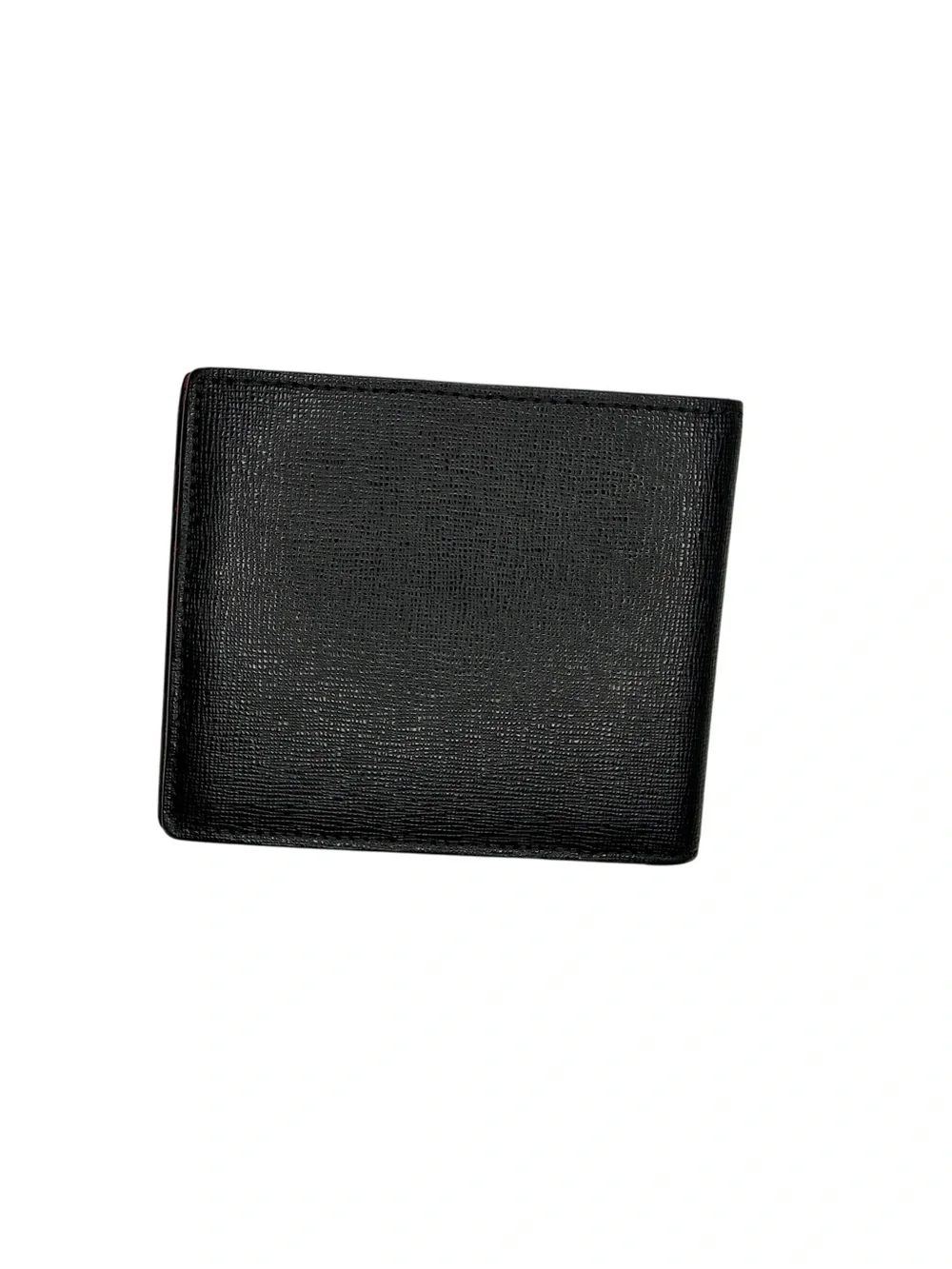 Authentic Fendi monster eyes Men’s Black & Yellow Leather Bifold Wallet